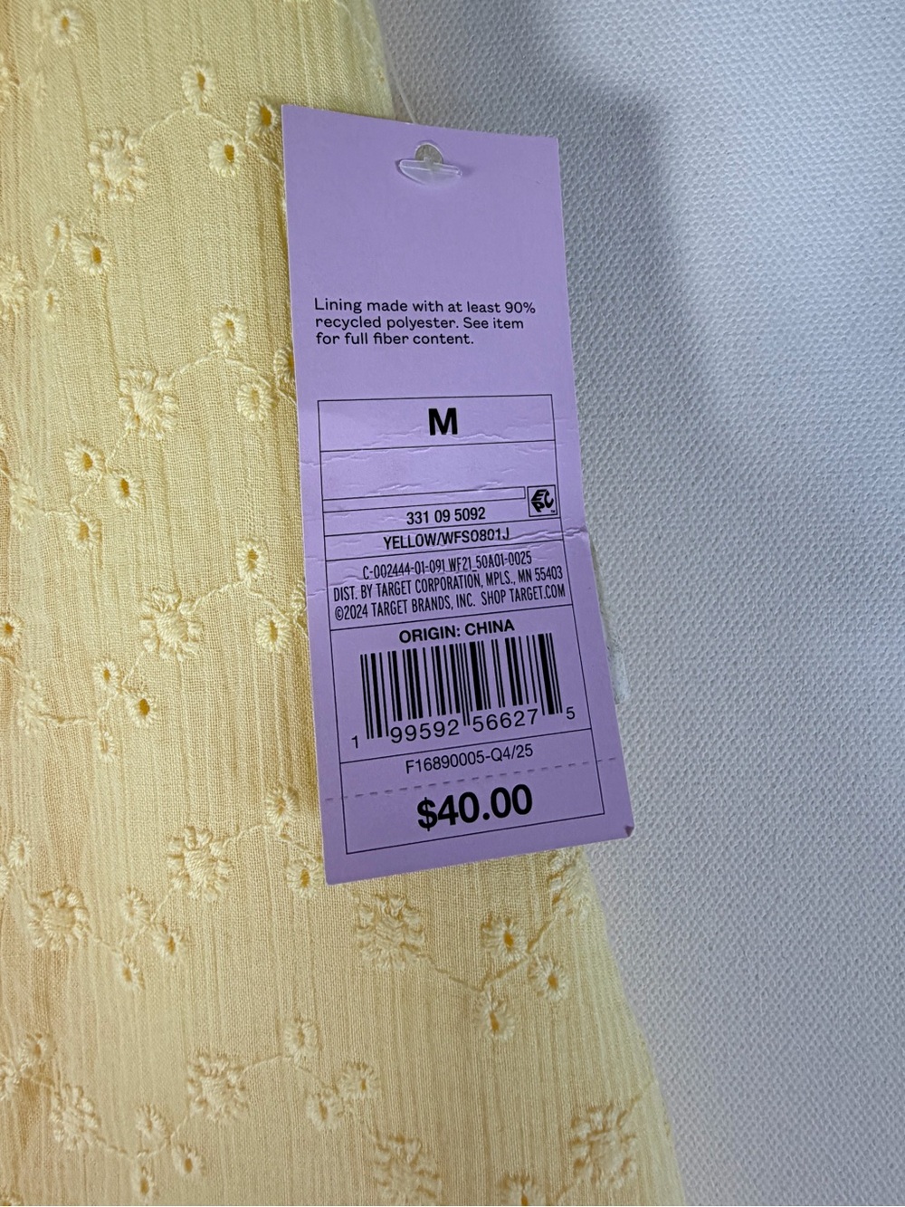 Women's High Neck Dropped Waist Midi A-Line
Dress - Wild Fable™ Yellow - M - Picture 7 of 10
